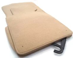 Fußmatten Passend Für BMW E39 5er Velours Autoteppich 4-teilig Beige