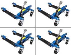 Rangierhilfe Hydraulisch Wagenheber 4er Set Rangierroller Rangierheber