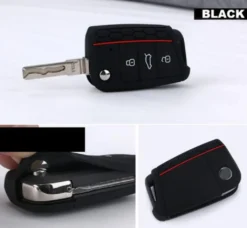 Schlüsselhülle Schwarz Rot VW Golf 7 GTI Passat Skoda Octavia Superb Seat Leon -Duswagen Verkaufe 690283e566e04544d6f5a6a7709c79e3