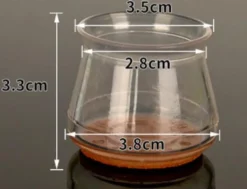 Silikon Stuhlbein Bodenschoner, 32 Stück Schutzkappen Mit Filzunterseite Für Hartholzböden, Fliesen, Vinyl Und Laminatboden Transparent -Duswagen Verkaufe 6ab8c350c5257ce8255c4f8668c70b73