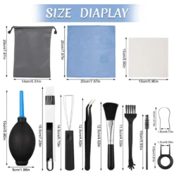 12-teiliges Tastatur Reinigungsset, Telefon Reinigungsset, Airpod Tastaturreiniger, Tastenkappen Abzieher, Schalter Abzieher, Tastatur Ohrstöpsel Reinigungsbürste Und Wischset -Duswagen Verkaufe 6b2e845b48f6b8e9ea4482d7dfe5b87f