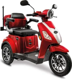 Rolektro, E-Trike 15 V.3 Lithium, Rot, 60-30AH Akku, 1000 Watt