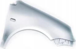 Kotflügelvw Polo 9N Iv 4 La7W Rechts Silber 2001-2005 Vorderseite Lackiert Neu