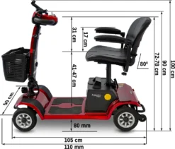 Rolektro, E-Quad 6, Rot, 24V-20Ah Bleigel Akku, 300 W -Duswagen Verkaufe 726cbd0b6fa4b355d179700912c2be30