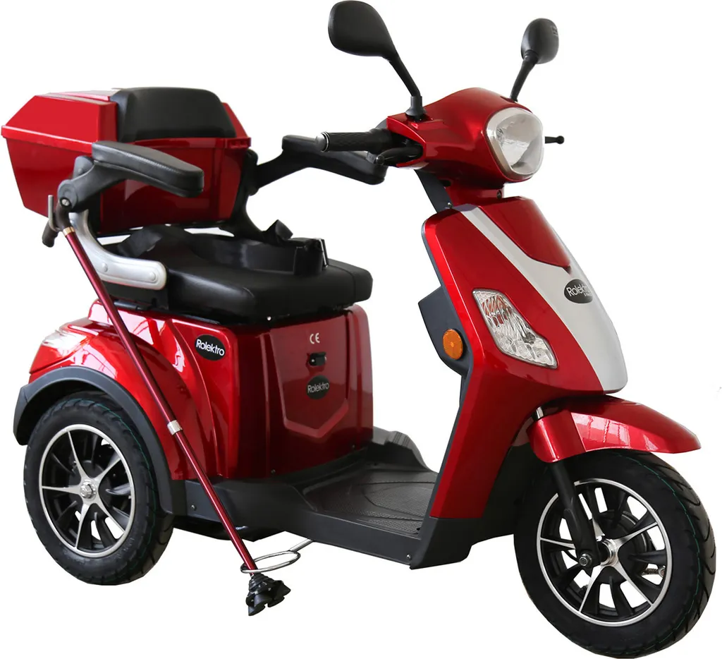Rolektro E-Trike 25 V.2, Rot, 1000W 6 Rolektro E-Trike 25 V.2, Rot, 1000W – Bild 4