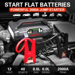 Auto Starthilfe Mit Kompressor 150 PSI Luftpumpe 12V 2000A Starthilfegeräte 22000mAh Powerbank Lokithor JA301 Starthilfekabel Tragbare Batterie Booster -Duswagen Verkaufe 73feb4e095d35a28cd07ca23a69e16cc