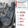 WALSER Auto-Sitzbezug Lammfell Iva, Lammfellbezug Mit Reißverschluss, ZIPP-IT Autoschonbezug Lammfell, PKW-Sitzbezug Lammfell Anthrazit -Duswagen Verkaufe 78404a4fe1ad5641c4c5d1ba9a9a5050