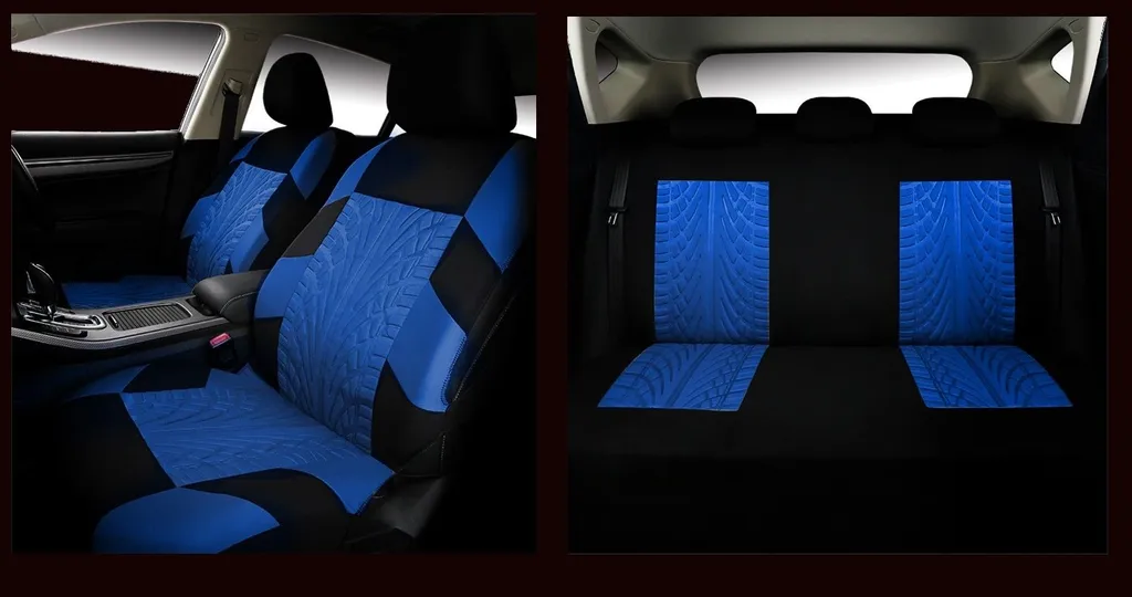 Komplettsatz Schonbezüge Blau Schwarz Sitzbezüge Komfort ABE Zertifikat Zugelassen Neu Für Pkw KfZ 5 Komplettsatz Schonbezüge Blau Schwarz Sitzbezüge Komfort ABE Zertifikat Zugelassen Neu Für Pkw KfZ – Bild 3