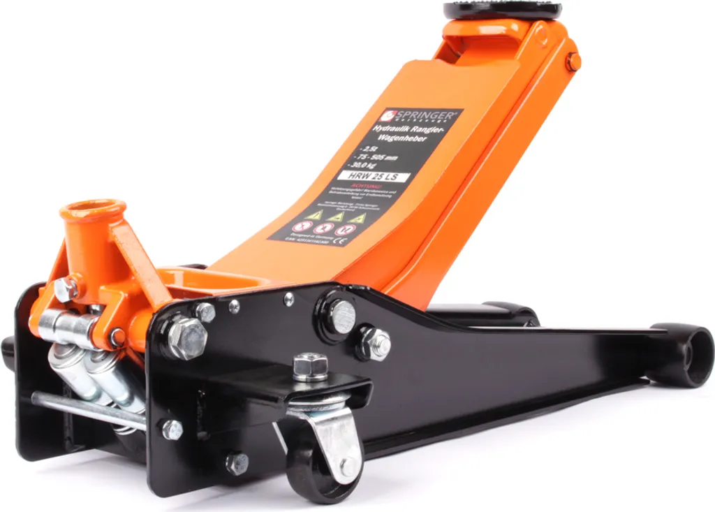 Springer Werkzeuge 2,5 T Rangierwagenheber Wagenheber 75-505mm Doppelkolben Hydraulisch 2 Auflagen 4 Springer Werkzeuge 2,5 T Rangierwagenheber Wagenheber 75-505mm Doppelkolben Hydraulisch 2 Auflagen – Bild 2