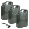 3x Kraftstoffkanister Benzin & Diesel Metall 10 L Kratzfest Nato Oliv Inkl. 1x Ausgießer -Duswagen Verkaufe 7bf74742e8292059ab0546e531b897aa