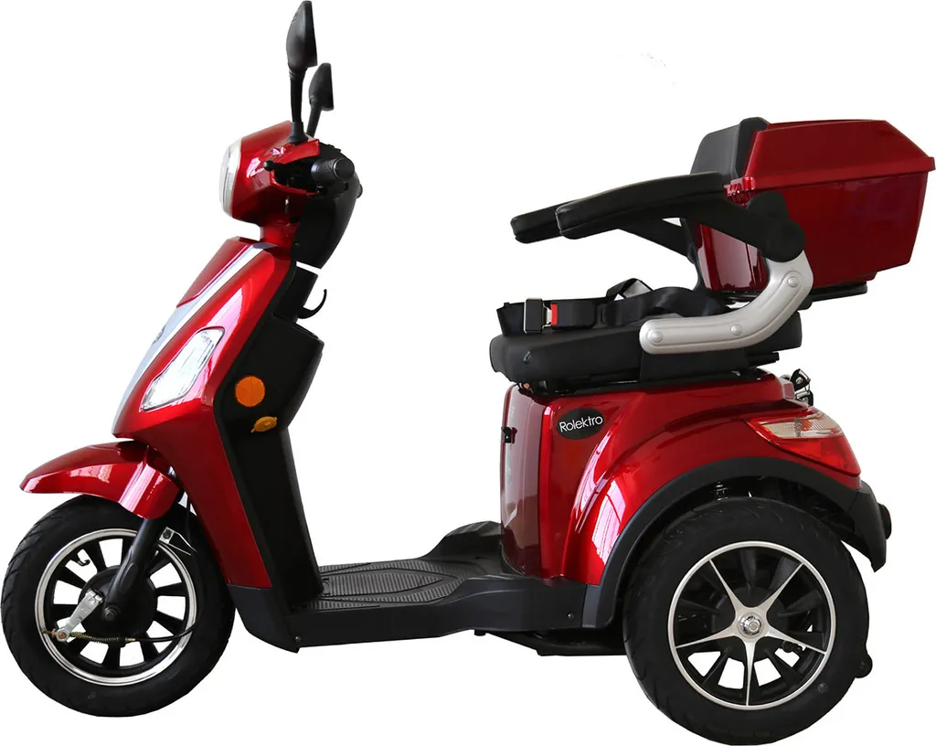 Rolektro E-Trike 25 V.2, Rot, 1000W 5 Rolektro E-Trike 25 V.2, Rot, 1000W – Bild 3