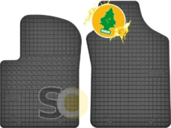 Gummimatten Für Autos, Fußmatten Kompatibel Mit Fiat 500 (2007 Bis Jetzt)