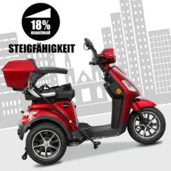 Rolektro E-Trike 25 V.2, Rot, 1000W 28 Rolektro E-Trike 25 V.2, Rot, 1000W -Duswagen Verkaufe 82fbcd48d677dea3248f3917d8a1ced7