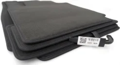 Fußmatten Nissan Micra K12 Original Qualität Velours Automatten, Schwarz, 4-teilig