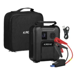 2000A Peak 20000mAh Starthilfekabel, 4 IN 1 Starthilfe Powerbank Auto Starthilfe Auto KFZ Autobatterie-Starter Jump Starter Ladegerät Booster Autobatteries,150psi Elektrische Luftpumpe Kompressor -Duswagen Verkaufe 84e51475688ae709eb78f1bbfced344b