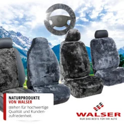 WALSER Autositzbezug Lammfell, Lammfellbezug Cosmo, Autoschonbezug Lammfell, Autositzauflage Lammfell, Sitzauflage Echt Lammfell Schwarz 20012 -Duswagen Verkaufe 852f1bfa8561ea906aca10a73304abd1