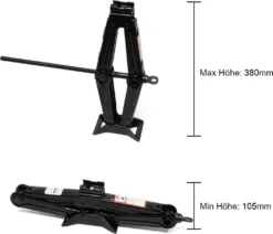 Speed 2T Scherenwagenheber Wagenheber PKW Heber Für Auto Familienauto Kleinlastwagen - Schwarz -Duswagen Verkaufe 86500f12e3c85fc2ae46b0fcb3e051e3