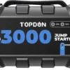 TOPDON 3000A Peak 24000mAh 12V Starthilfekabel, Starthilfe Powerbank Auto Starthilfe Auto KFZ Starthilfe Autobatterie-Starter Jump Starter Auoto Ladegerät Booster Powerbank Autobatteries