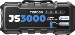 TOPDON 3000A Peak 24000mAh 12V Starthilfekabel, Starthilfe Powerbank Auto Starthilfe Auto KFZ Starthilfe Autobatterie-Starter Jump Starter Auoto Ladegerät Booster Powerbank Autobatteries