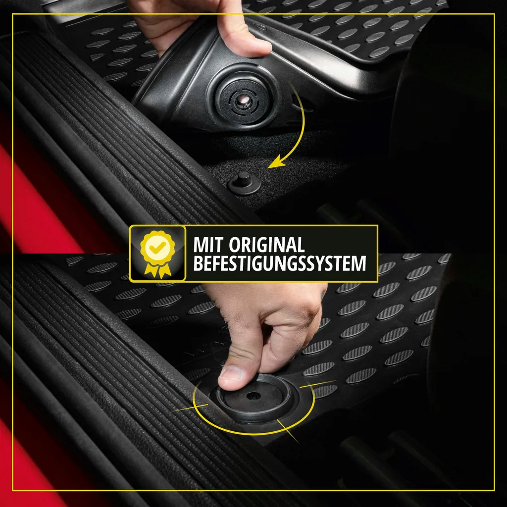 WALSER XTR Gummi Fussmatten Auto Kompatibel Mit Opel Zafira Tourer C (P12), 7 Sitze 2011-Heute, 100% Passgenaue Auto Fußmatten, Robuste Universal Fußmatte Auto, Gummimatten Auto, Auto Fussmatten Gummi 5 WALSER XTR Gummi Fussmatten Auto Kompatibel Mit Opel Zafira Tourer C (P12), 7 Sitze 2011-Heute, 100% Passgenaue Auto Fußmatten, Robuste Universal Fußmatte Auto, Gummimatten Auto, Auto Fussmatten Gummi – Bild 3