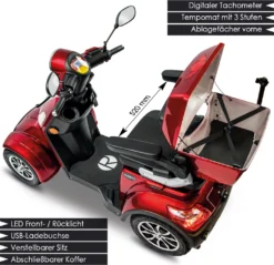 Rolektro, E-Quad 15 V.3 Lithium, Rot, 60V-30Ah Akku, 1000 Watt -Duswagen Verkaufe 8721833bed35de8ee9ee725399b542e8