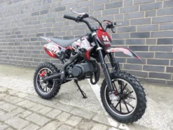 Kindercross Pocketbike Dirtbike Pocket Cross 49cc Kinder Cross Crossbike 708 Rot