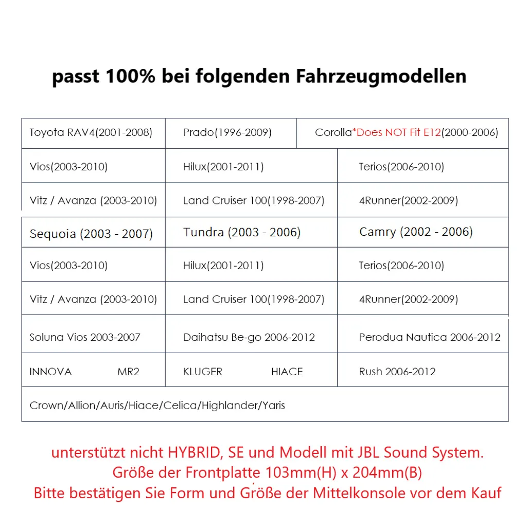 7" Autoradio GPS NAVIGATION Android 10 Für TOYOTA COROLLA EX RAV4 VIOS VITZ HILUX 9 7" Autoradio GPS NAVIGATION Android 10 Für TOYOTA COROLLA EX RAV4 VIOS VITZ HILUX – Bild 7