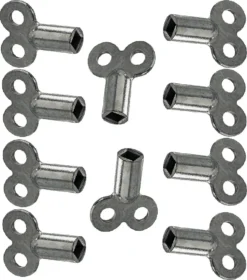10x Entlüftungsschlüssel Universal Alle Heizkörper Schlüssel Zum Entlüften Lüften Aller Heizungen Radiator Key Entlüfter Heizung
