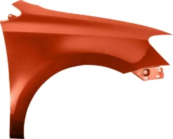 Volkswagen Kotflügel Vw Polo 6R V 5 Ld2Z Rechts Orange 2009-2017 Vorderseite Lackiert Neu