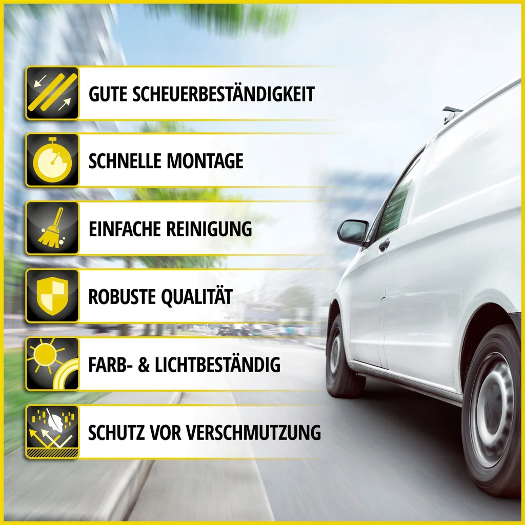 WALSER Passform Auto-Sitzbezug, Transporter-Schonbezug Kunstleder Kompatibel Mit VW Crafter, Mercedes Sprinter, Einzelsitz & Doppelbank Klappbar 7 WALSER Passform Auto-Sitzbezug, Transporter-Schonbezug Kunstleder Kompatibel Mit VW Crafter, Mercedes Sprinter, Einzelsitz & Doppelbank Klappbar – Bild 5
