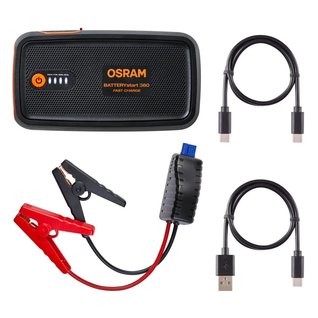 OSRAM BATTERYstart 360 Lithium-Starthilfegerät Mit Powerbank-Funktion 1St. 5 OSRAM BATTERYstart 360 Lithium-Starthilfegerät Mit Powerbank-Funktion 1St. – Bild 3