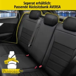 WALSER Passform-Sitzbezug Aversa, Schonbezug Kompatibel Mit Dacia Duster 10/2017-Heute, 2 Einzelsitzbezüge Normalsitze -Duswagen Verkaufe 90bfe2c45e2588c90bd23324e378fc84