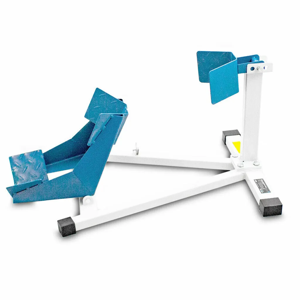 Bituxx Motorradständer Vorn Mit Radwippe Weiss / Blau, MS-17066 4 Bituxx Motorradständer Vorn Mit Radwippe Weiss / Blau, MS-17066 – Bild 2