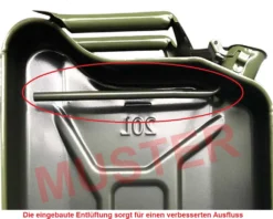 3x Benzinkanister Kraftstoff Kanister Metall 20 Liter Oliv -Duswagen Verkaufe 959340455325c495a9722b70ae3ba90a