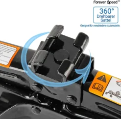 Speed 2T Scherenwagenheber Wagenheber PKW Heber Mit Schraubenschlüssel Für Auto Familienauto Kleinlastwagen - Schwarz -Duswagen Verkaufe 9ad84979aefc47e31bf44b2b83b7243a