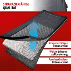 WALSER Premium Autositzbezüge Ardwell Mit Reißverschluss, ZIPP-IT Schonbezüge, 2 Vordersitzbezüge Schwarz/grau 11867 -Duswagen Verkaufe 9db070a0748d4d76c300cfa9380cb1c8