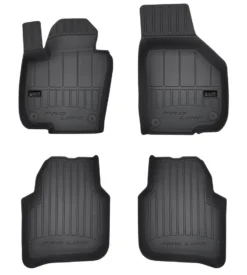 3D Gummifußmatten Set Für Skoda Superb 2 2008-2015 Schalen Hoher Rand Automatten