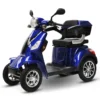 ECO ENGEL 510 Blau, 25 Km/h E-Scooter Senioren Roller Seniorenmobil Elektromobil 4 Räder
