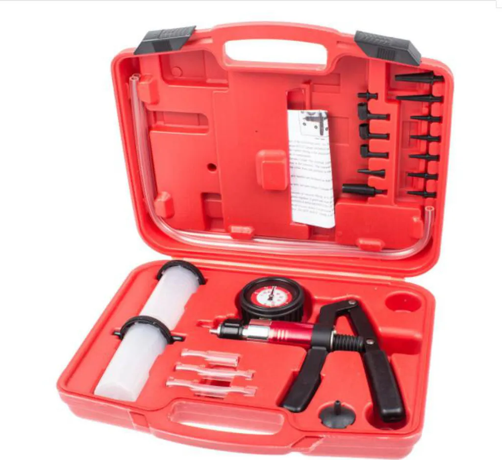 Wolketon Vakuum Pumpe Vakuumtester Druckpumpe Bremsfluessigkeit Fuer Motorrad Tester,Bremsenentlueftungsgeraet Druckpruft Mit Tragetasche 6 Wolketon Vakuum Pumpe Vakuumtester Druckpumpe Bremsfluessigkeit Fuer Motorrad Tester,Bremsenentlueftungsgeraet Druckpruft Mit Tragetasche – Bild 4