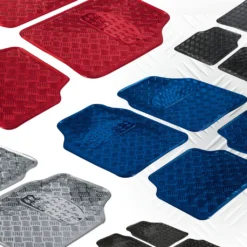 WALSER Gummimatten, Universal Automatte Metallic, Fußmatten Komplettset Riffelblech, Schutzmatte Silber, Zuschneidbare Schmutzfangmatte 28020 -Duswagen Verkaufe a597887ebda88516bc789df35a9e9719