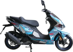 Motorroller Shark 50 Ccm 45 Kmh EURO 5 Blau -Duswagen Verkaufe a60d8bf1f0eb5351ac42b03390c2a031