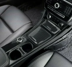 3x Passend Zu Mercedes Benz A GLA CLA Mittelkonsole Carbon Blende Zierrahmen