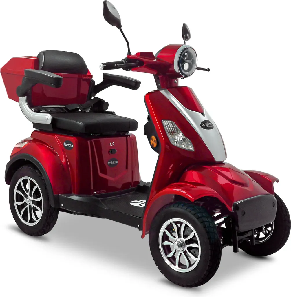Rolektro, E-Quad 25 V.3 Lithium, Rot, 60V-30Ah Akku, 1000 Watt 3 Rolektro, E-Quad 25 V.3 Lithium, Rot, 60V-30Ah Akku, 1000 Watt