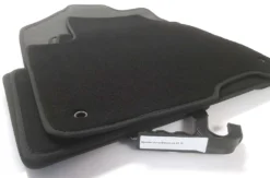 Fußmatten Hyundai Kona Elektro Premium Velours Matten Original Qualität Automatten, Schwarz, 4-teilig