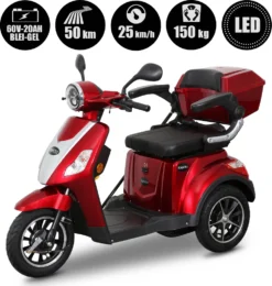 Rolektro E-Trike 25 V.2, Rot, 1000W 23 Rolektro E-Trike 25 V.2, Rot, 1000W -Duswagen Verkaufe b1e2be4b11a57d73eb45c11be3a3fdf6