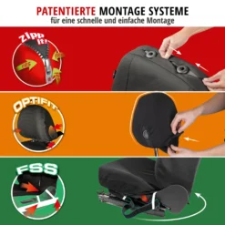 WALSER Premium Autositzbezüge Ardwell Mit Reißverschluss, ZIPP-IT Schonbezüge, 2 Vordersitzbezüge Schwarz/grau 11867 -Duswagen Verkaufe b56d20519ece5b0f9d6aba82d29a3959