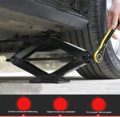 Speed 2T Scherenwagenheber Wagenheber PKW Heber Mit Schraubenschlüssel Für Auto Familienauto Kleinlastwagen - Schwarz -Duswagen Verkaufe b8eee254ba6238fcde91e54339fbeafe