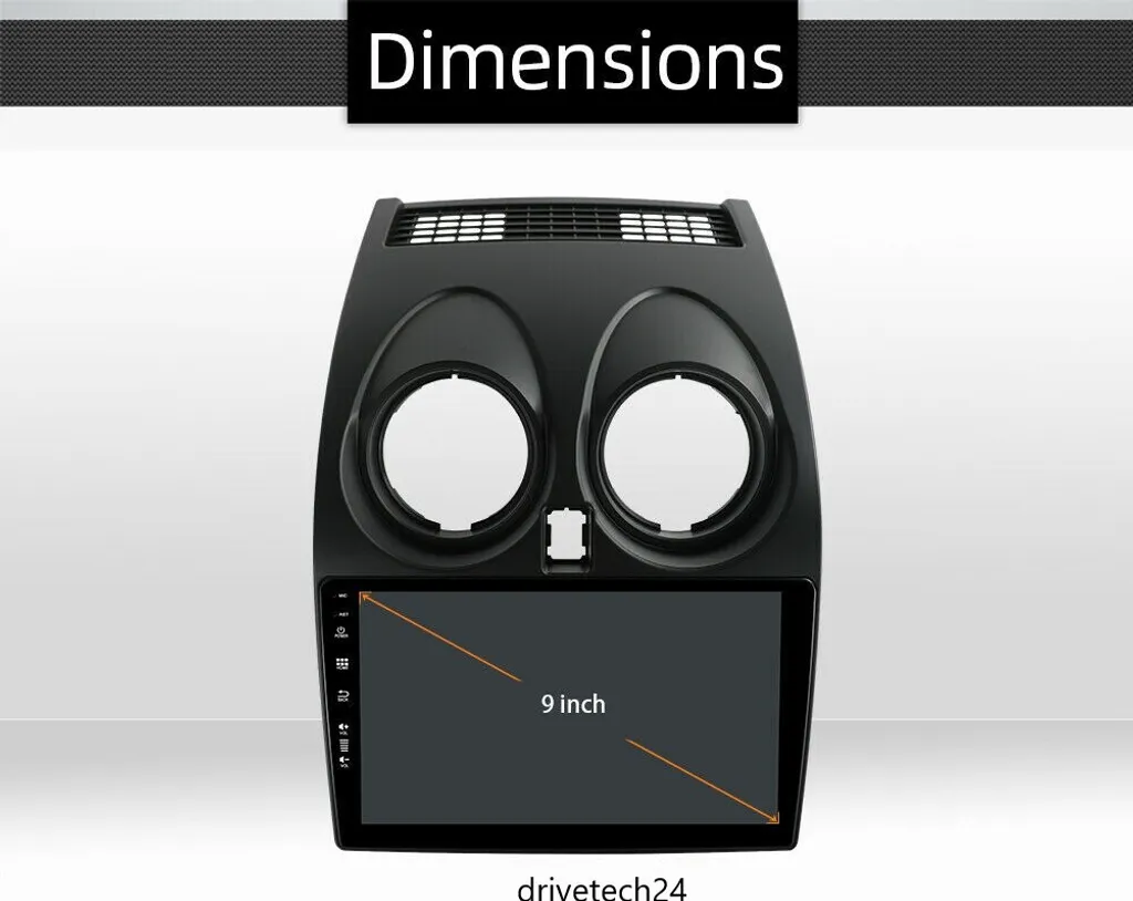 Nissan Qashqai Android 11 Autoradio 9" Touchscreen BT GPS Navi Carplay 2GB RAM 32GB ROM 4 Nissan Qashqai Android 11 Autoradio 9" Touchscreen BT GPS Navi Carplay 2GB RAM 32GB ROM – Bild 2