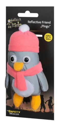 Safety Maker Pingu Reflektierender Anhänger Für Kinder, Sicherheitsreflektor Für Jacken, Rucksäcke, Schultaschen, Kinderwagen -Duswagen Verkaufe be59f68bc44c455dfb8e0e44e0bf87f5