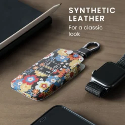 Kwmobile Autoschlüssel Hülle Kompatibel Mit Renault 4-Tasten Smartkey Autoschlüssel (nur Keyless Go) - Kunstleder Schutzhülle Schlüsselhülle Cover